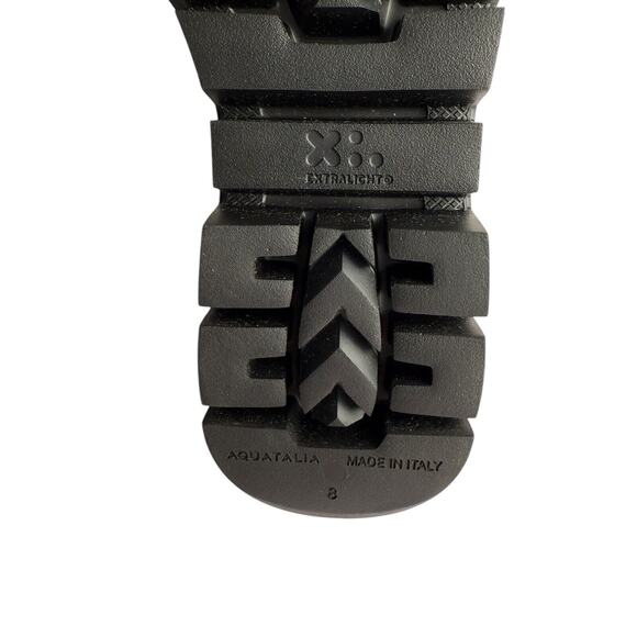 Aquatalia Skyler Water Resistant Lug Sole Platform Boot Off White Size 8 NWOB - Picture 12 of 13